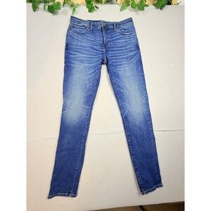American Eagle Airflex+ Skinny Jeans Mens 32x34 Medium Wash Blue Denim Pants